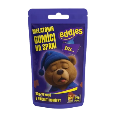 Gumídci na spánek s melatoninem cestovní balení
