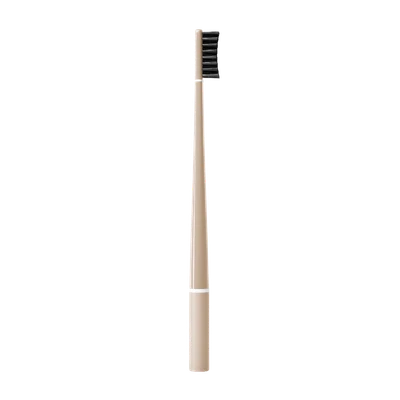 Jemný zubní kartáček Whitening Nude s aktivním uhlím