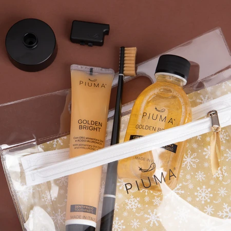 Golden Bright dárkový set s pravým zlatem pro zářivý a zdravý úsměv