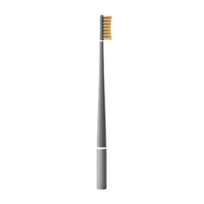 Jemný zubní kartáček Soft Asphalt Grey s vitamínem C