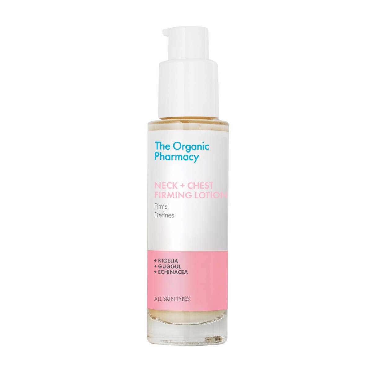 Levně The Organic Pharmacy Neck and Chest zpevňující mléko na dekolt