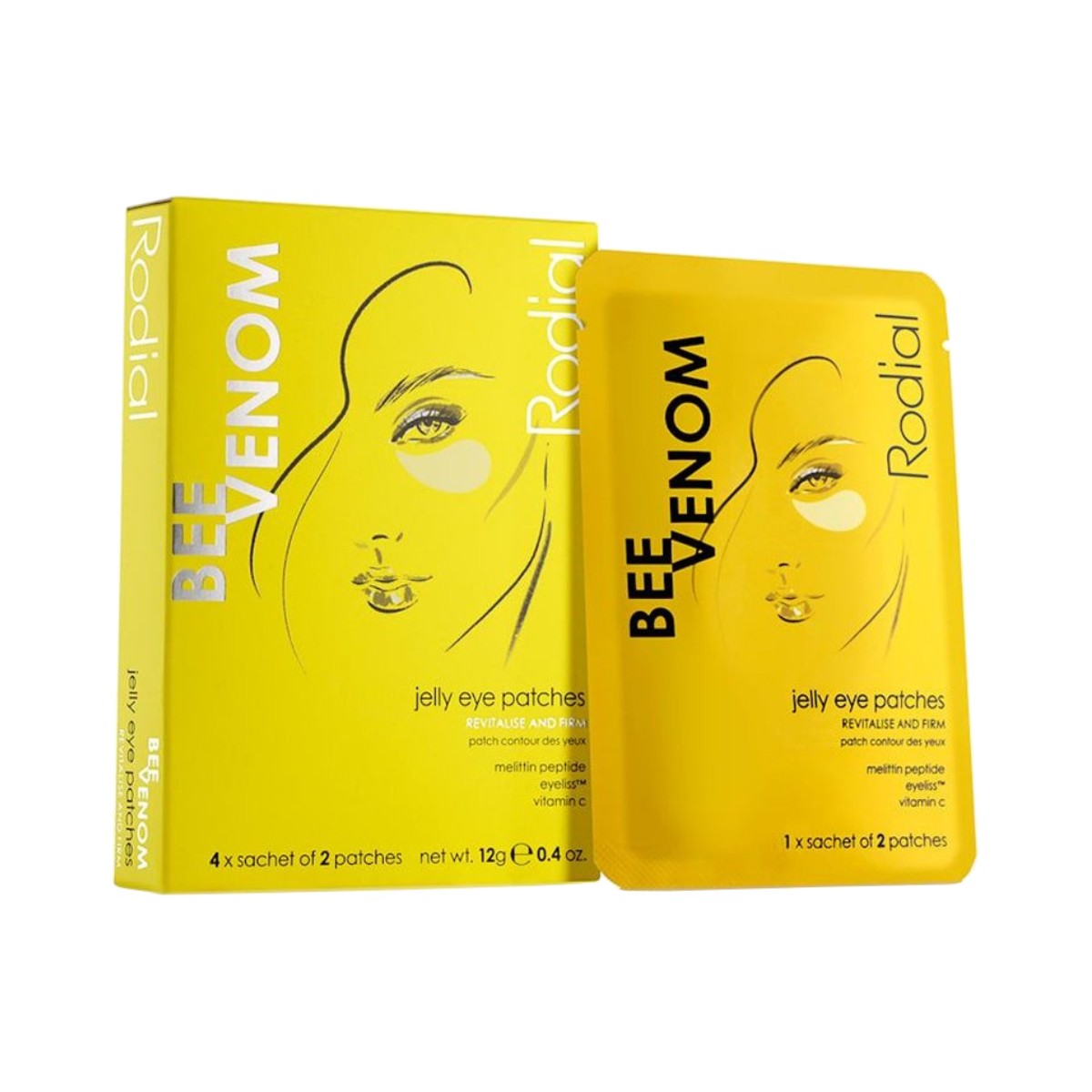 Levně Rodial Bee Venom maska na oči - 1 ks