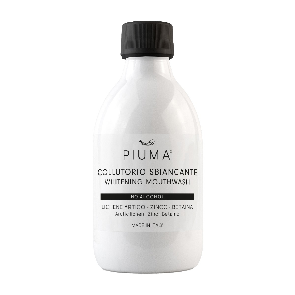 Levně Piuma Mouthwash Whitening bělicí ústní voda s arktickým lišejníkem