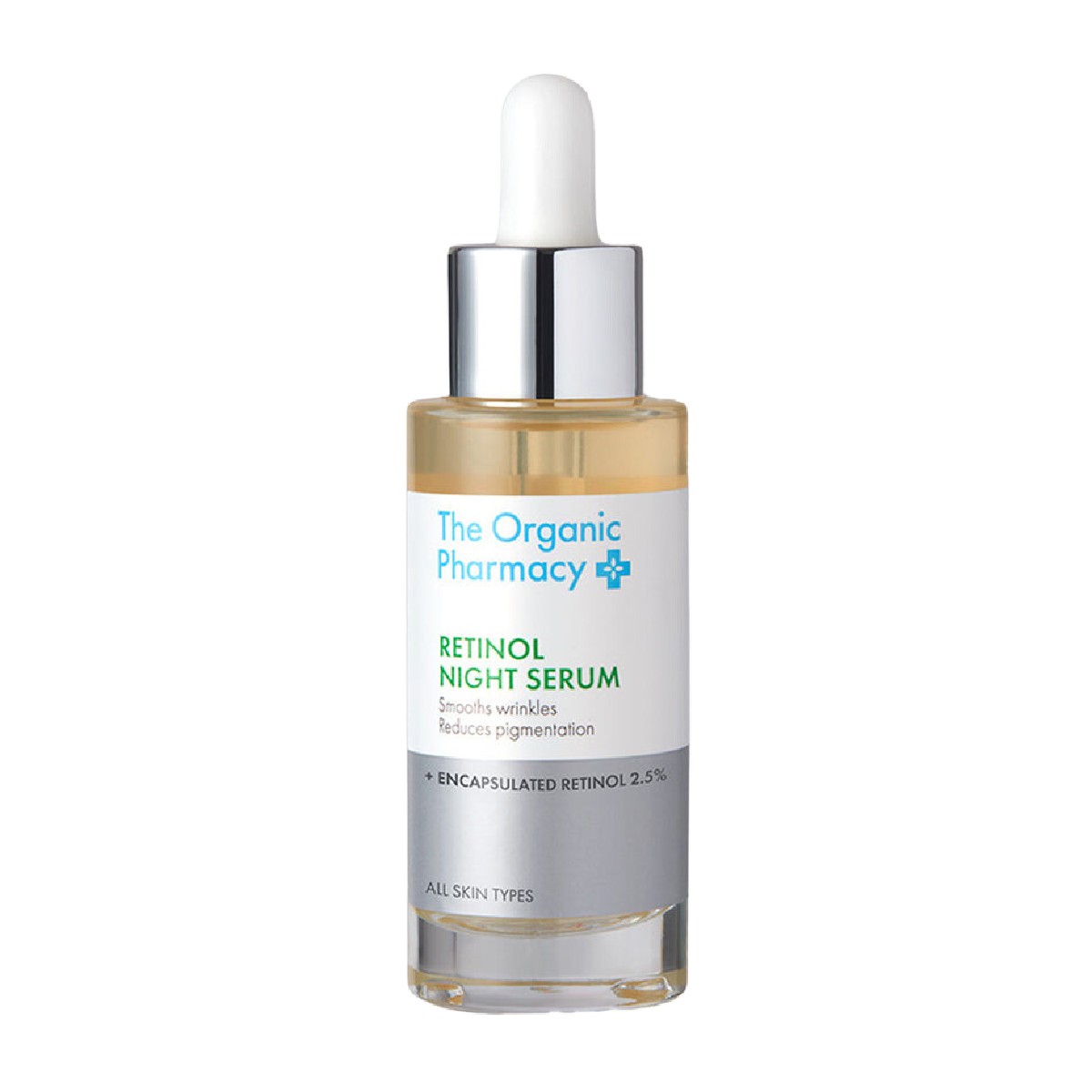 Levně The Organic Pharmacy Retinol Night vyhlazující noční sérum
