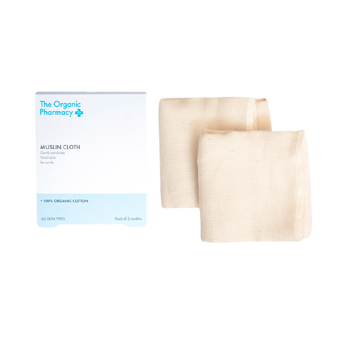 Levně The Organic Pharmacy Organic Muslin Cloth čisticí mušelínový ručník