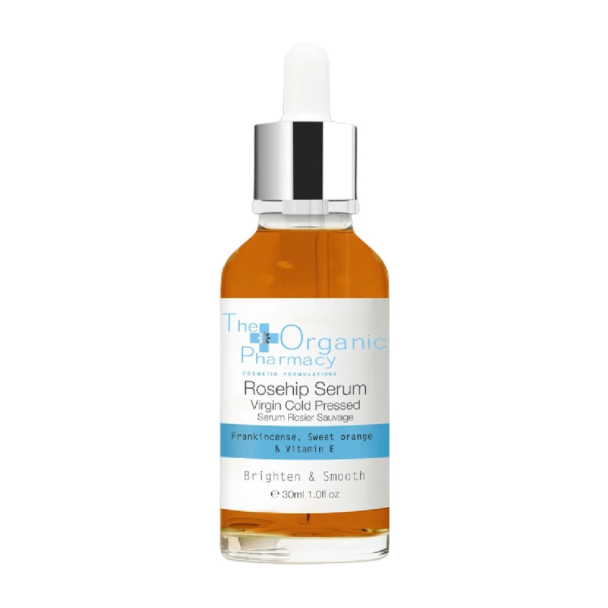 Levně The Organic Pharmacy Virgin Rosehip rozjasňující pleťové sérum