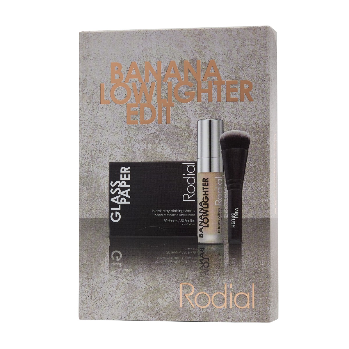 Rodial Banana Lowlighter Edit výhodný dárkový set